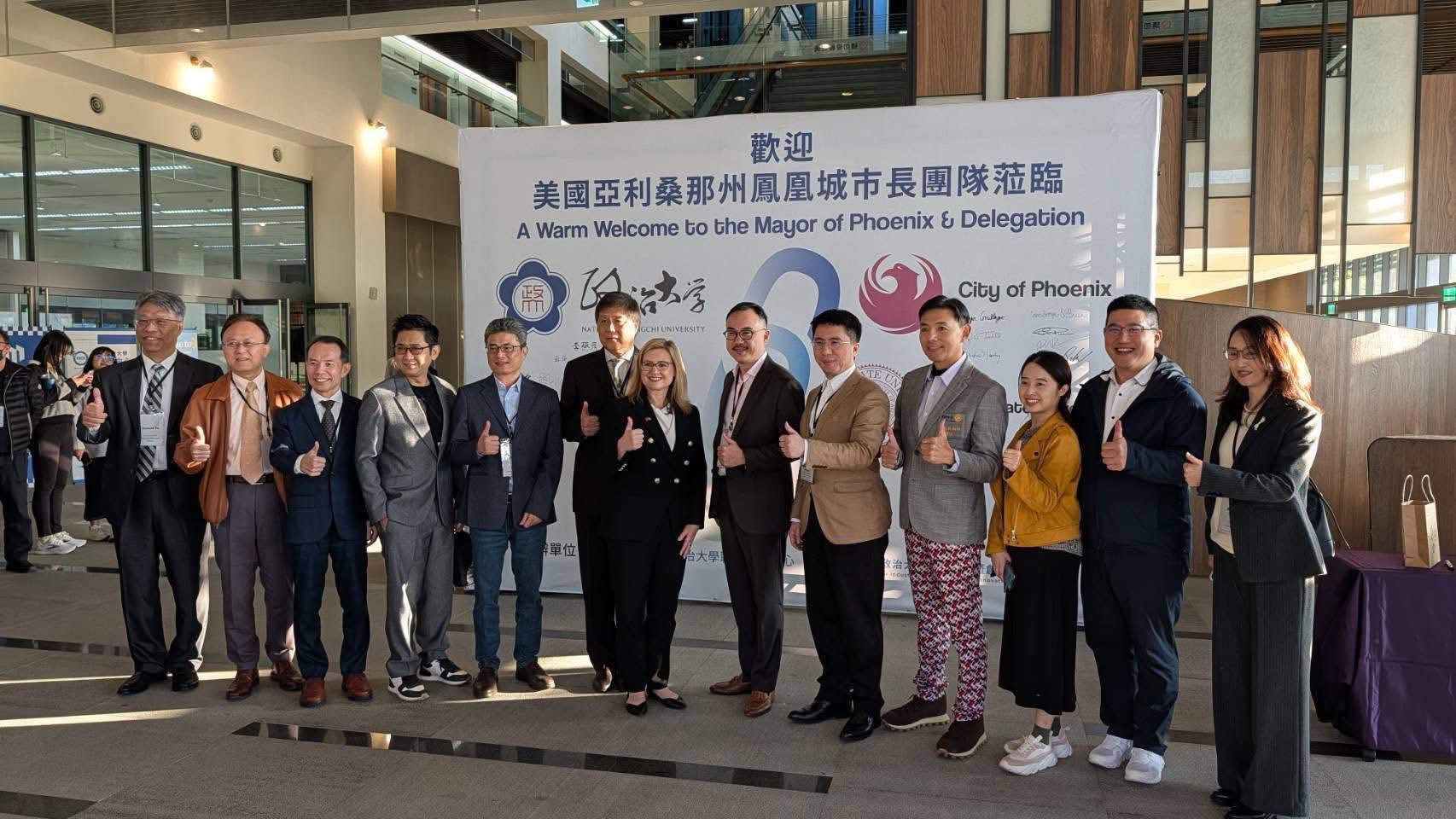 李國禎參與美國亞利桑那州鳳凰城市長團隊交流
